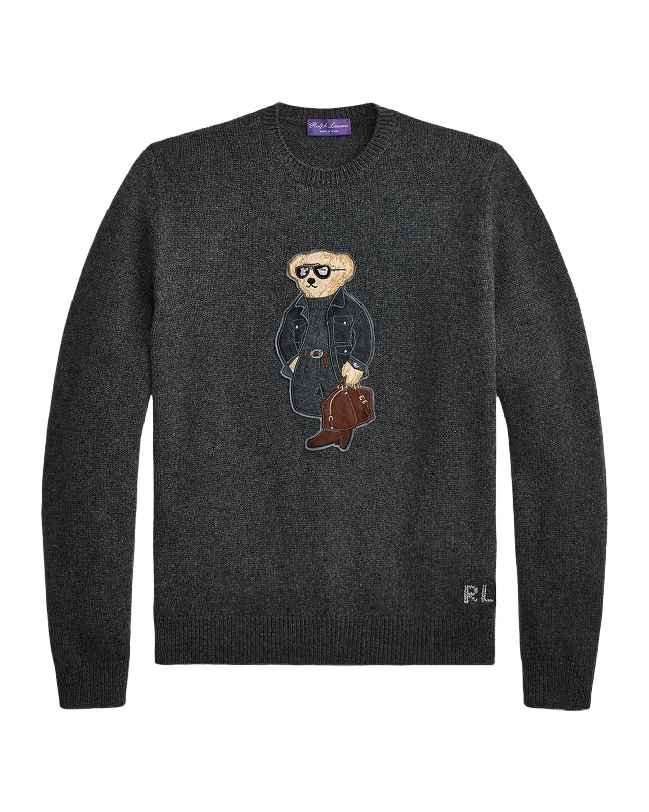 Ralph Lauren Purple Label Men's Polo Bear Cashmere Sweater