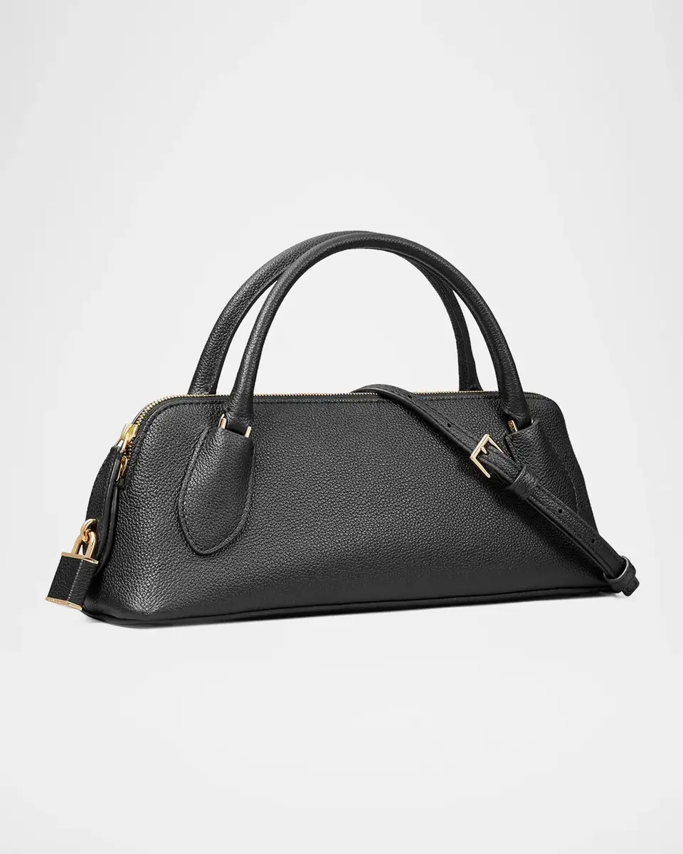 Tory Burch Lock Leather Top Handle Bag | Thumbnail 2 Tory Burch Lock Leather Top Handle Bag | Thumbnail 2
