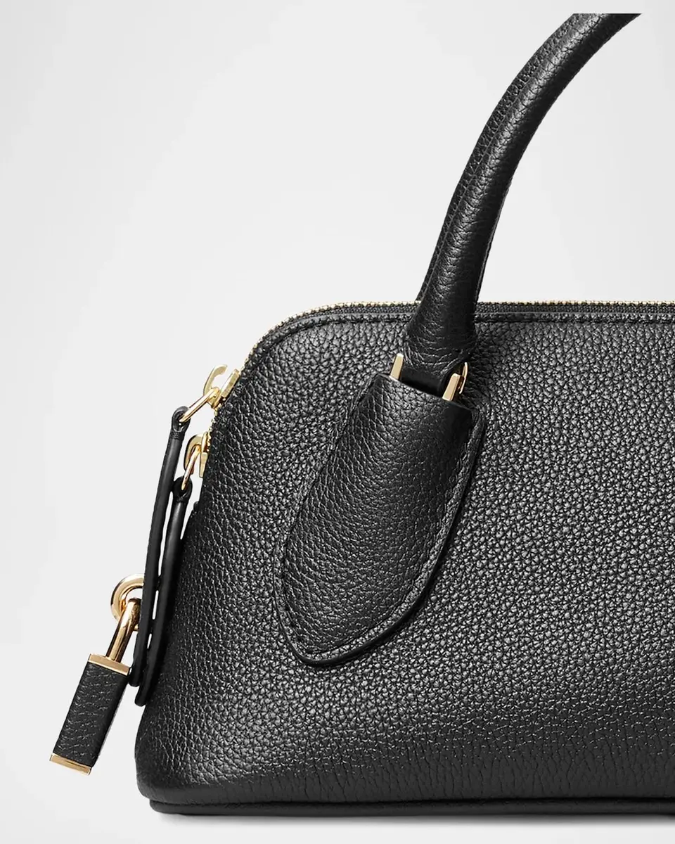 Tory Burch Lock Leather Top Handle Bag | Thumbnail 4 Tory Burch Lock Leather Top Handle Bag | Thumbnail 4