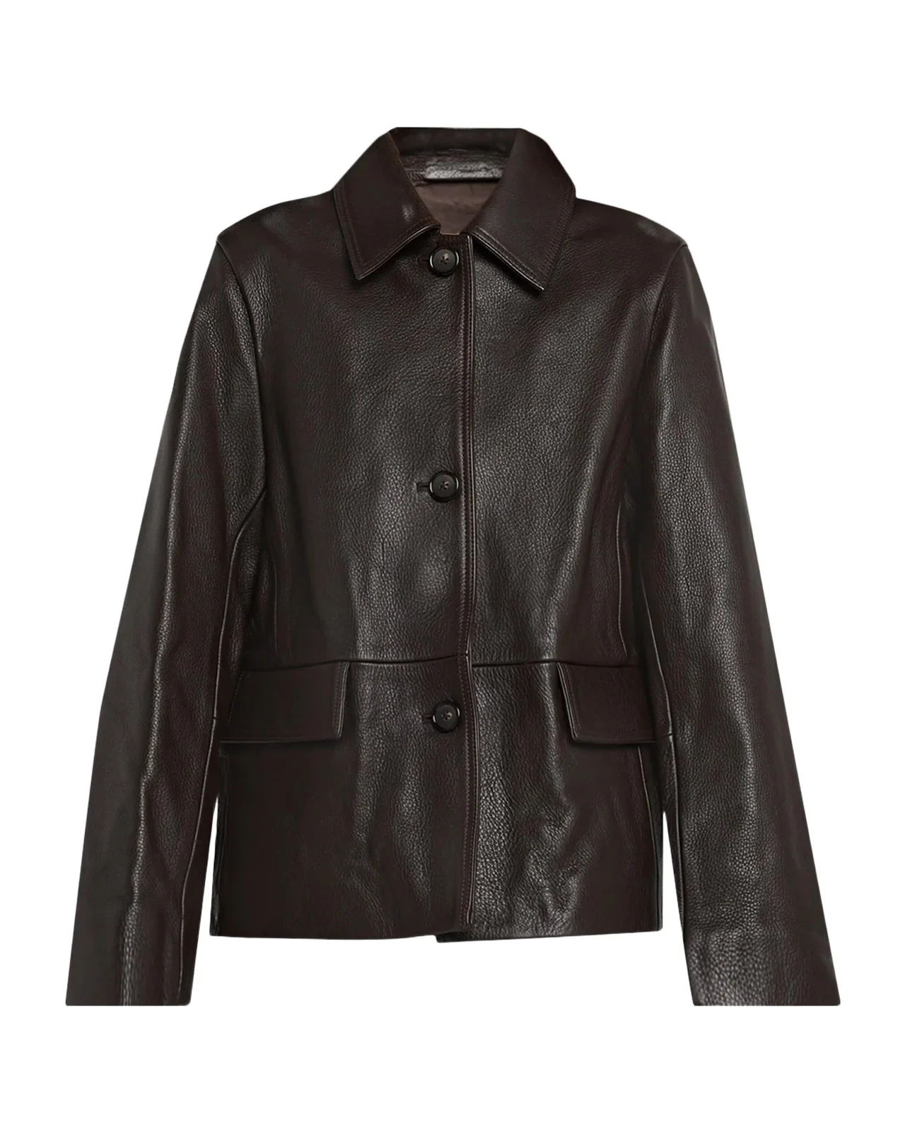 TOTEME Garderob Grained Leather Jacket