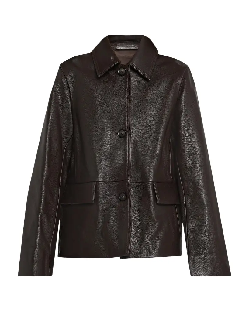 Garderob Grained Leather Jacket Garderob Grained Leather Jacket