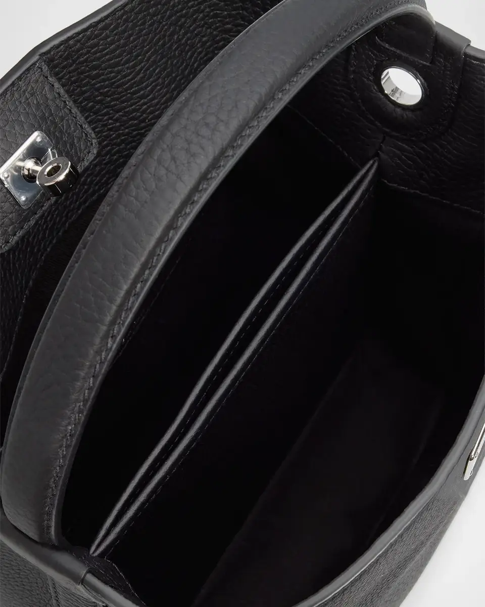 Michino Paris Odeon Mini Taurillon Leather Bucket Bag | Thumbnail 3 Michino Paris Odeon Mini Taurillon Leather Bucket Bag | Thumbnail 3