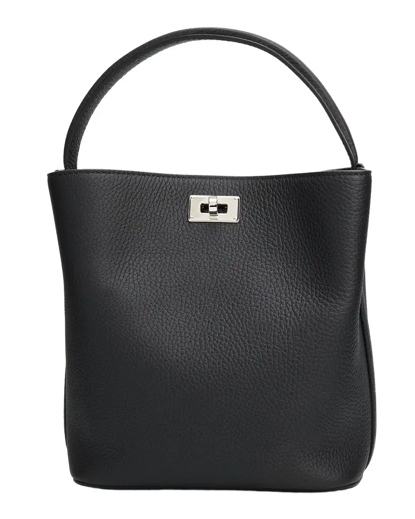 Michino Paris Odeon Mini Taurillon Leather Bucket Bag