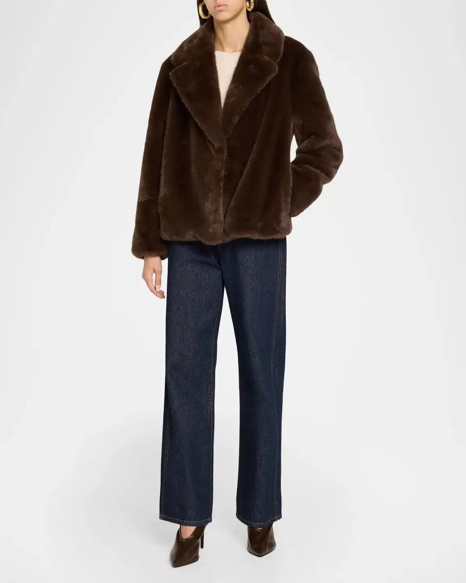 Milly Harlow Faux Mink Coat | Thumbnail 2 Milly Harlow Faux Mink Coat | Thumbnail 2