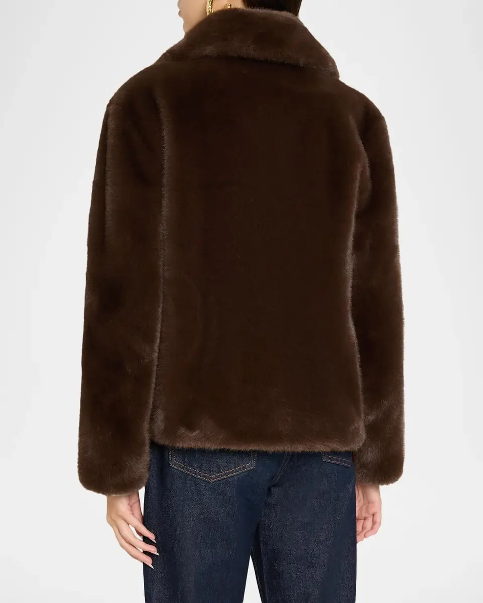 Milly Harlow Faux Mink Coat | Thumbnail 3 Milly Harlow Faux Mink Coat | Thumbnail 3