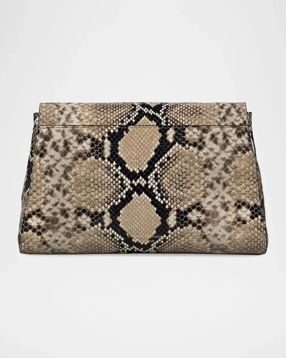 Victoria Beckham Dorian Printed Snake-Embossed Leather Shoulder Bag | Thumbnail 2 Victoria Beckham Dorian Printed Snake-Embossed Leather Shoulder Bag | Thumbnail 2