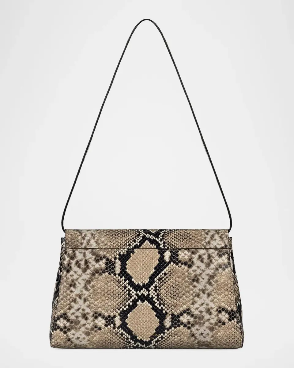 Victoria Beckham Dorian Printed Snake-Embossed Leather Shoulder Bag | Thumbnail 5 Victoria Beckham Dorian Printed Snake-Embossed Leather Shoulder Bag | Thumbnail 5