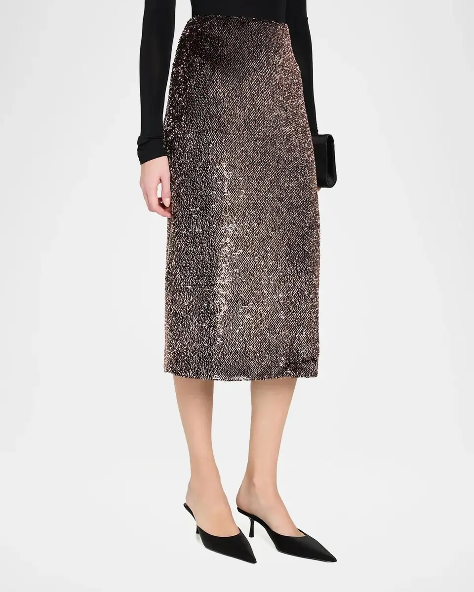 Veronica Beard Koa Long Embellished Midi Skirt | Thumbnail 4 Veronica Beard Koa Long Embellished Midi Skirt | Thumbnail 4