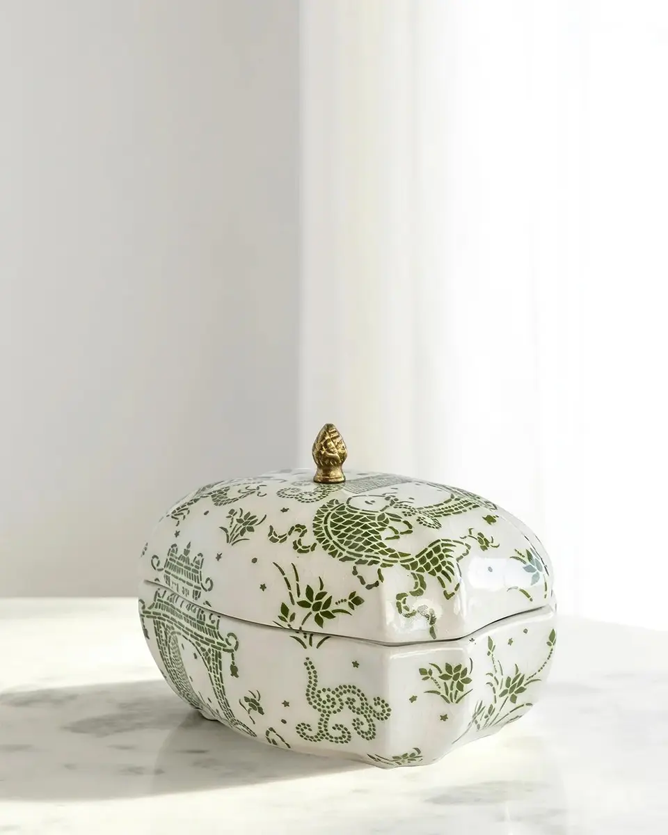 Port 68 Dragon Pagoda Porcelain Box | Thumbnail 2