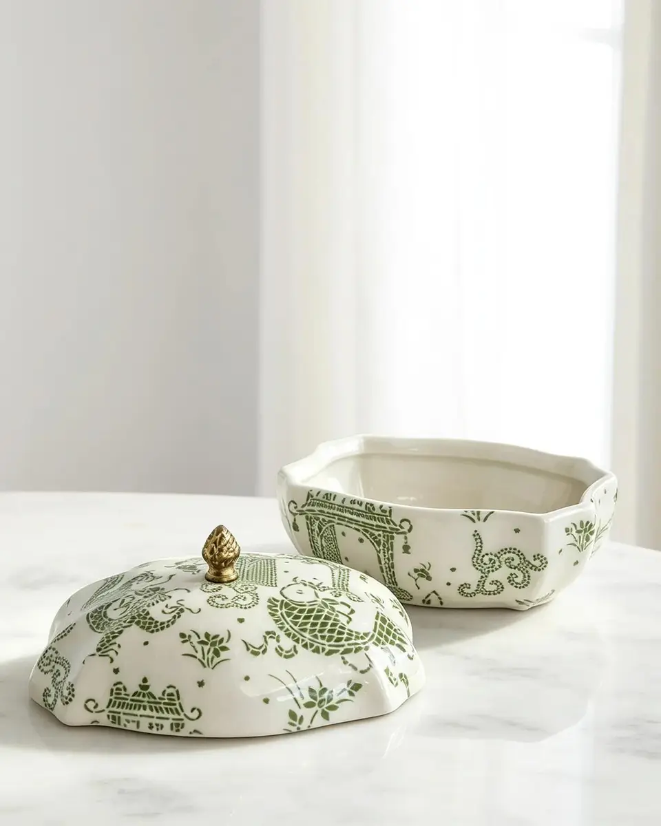 Port 68 Dragon Pagoda Porcelain Box | Thumbnail 3