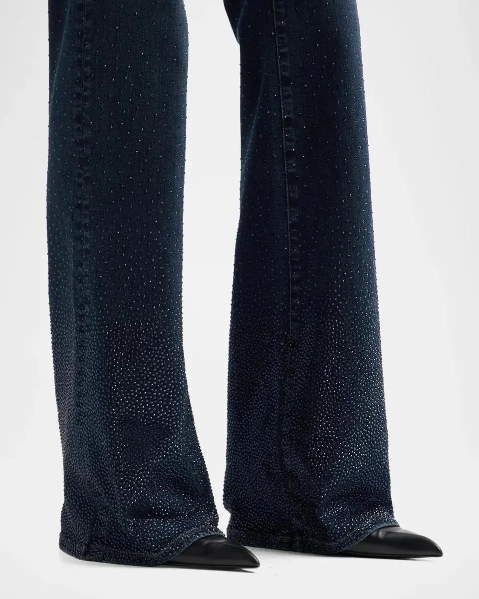 Veronica Beard Crosbie Rhinestone Gradient Jeans | Thumbnail 5 Veronica Beard Crosbie Rhinestone Gradient Jeans | Thumbnail 5