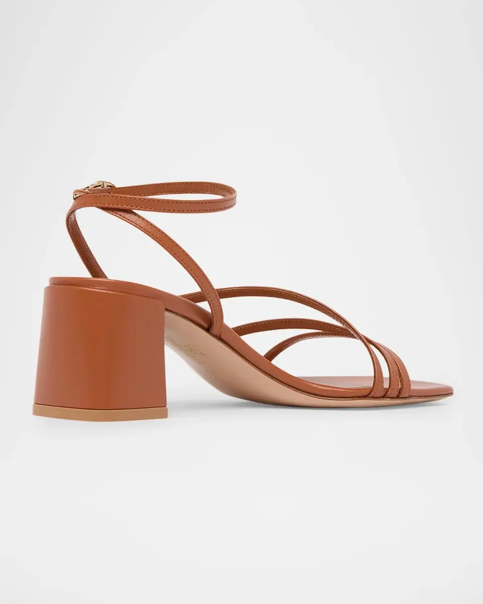 Gianvito Rossi 55mm Strappy Leather Ankle-Strap Sandals | Thumbnail 2 Gianvito Rossi 55mm Strappy Leather Ankle-Strap Sandals | Thumbnail 2