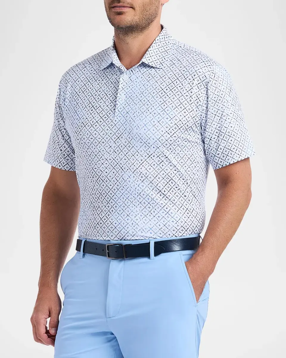 Robert Graham Dalby Geometric Knit Polo Shirt | Thumbnail 6 Robert Graham Dalby Geometric Knit Polo Shirt | Thumbnail 6