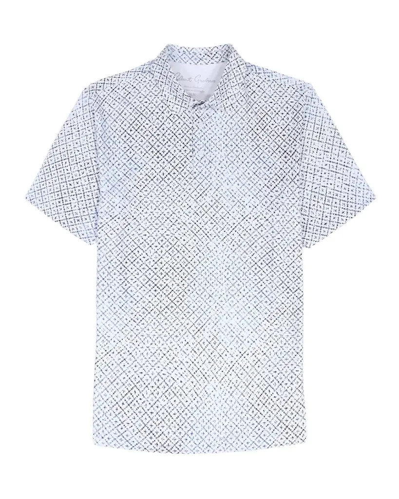 Dalby Geometric Knit Polo Shirt Dalby Geometric Knit Polo Shirt