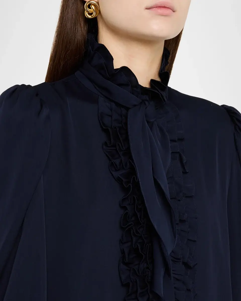 Kobi Halperin North Silk Georgette Blouse | Thumbnail 5