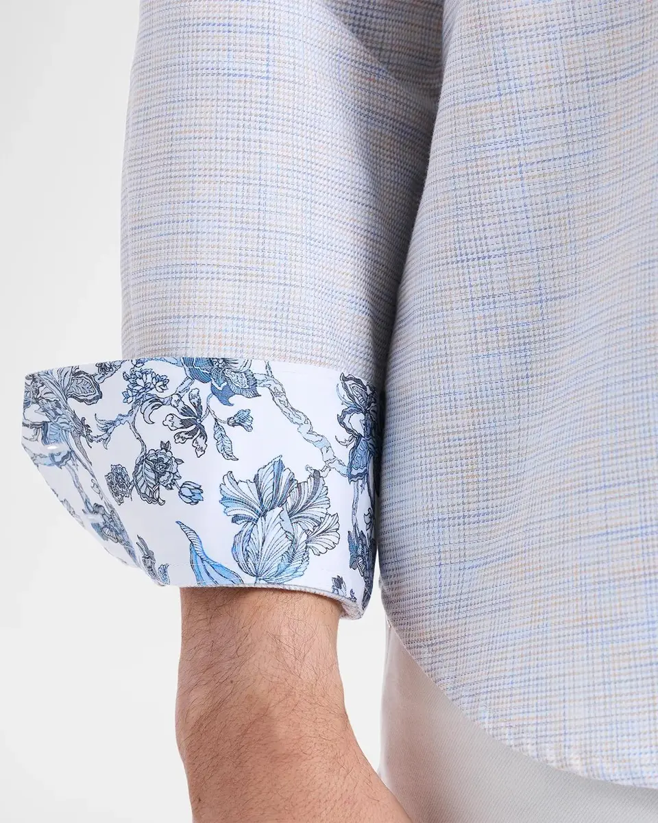 Robert Graham Edison Space-Dye Cotton Shirt | Thumbnail 5 Robert Graham Edison Space-Dye Cotton Shirt | Thumbnail 5