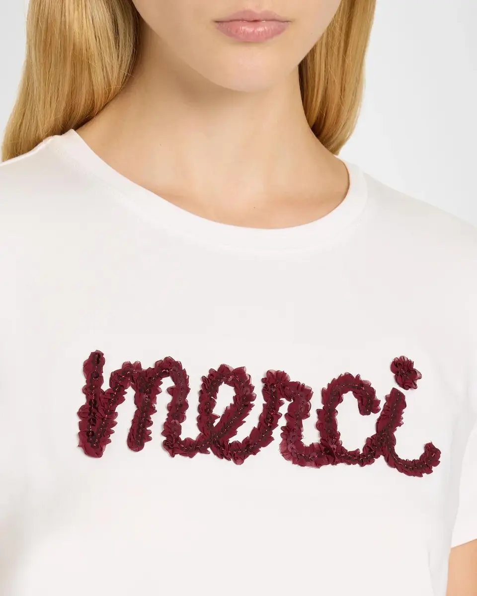 Cinq à Sept Merci Ruffle T-Shirt | Thumbnail 5 Cinq à Sept Merci Ruffle T-Shirt | Thumbnail 5