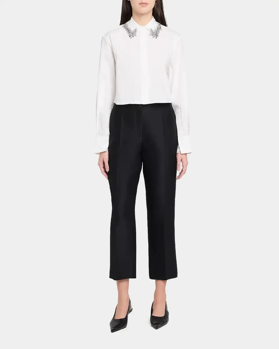 Simkhai Renata Embellished Button-Front Shirt | Thumbnail 2 Simkhai Renata Embellished Button-Front Shirt | Thumbnail 2