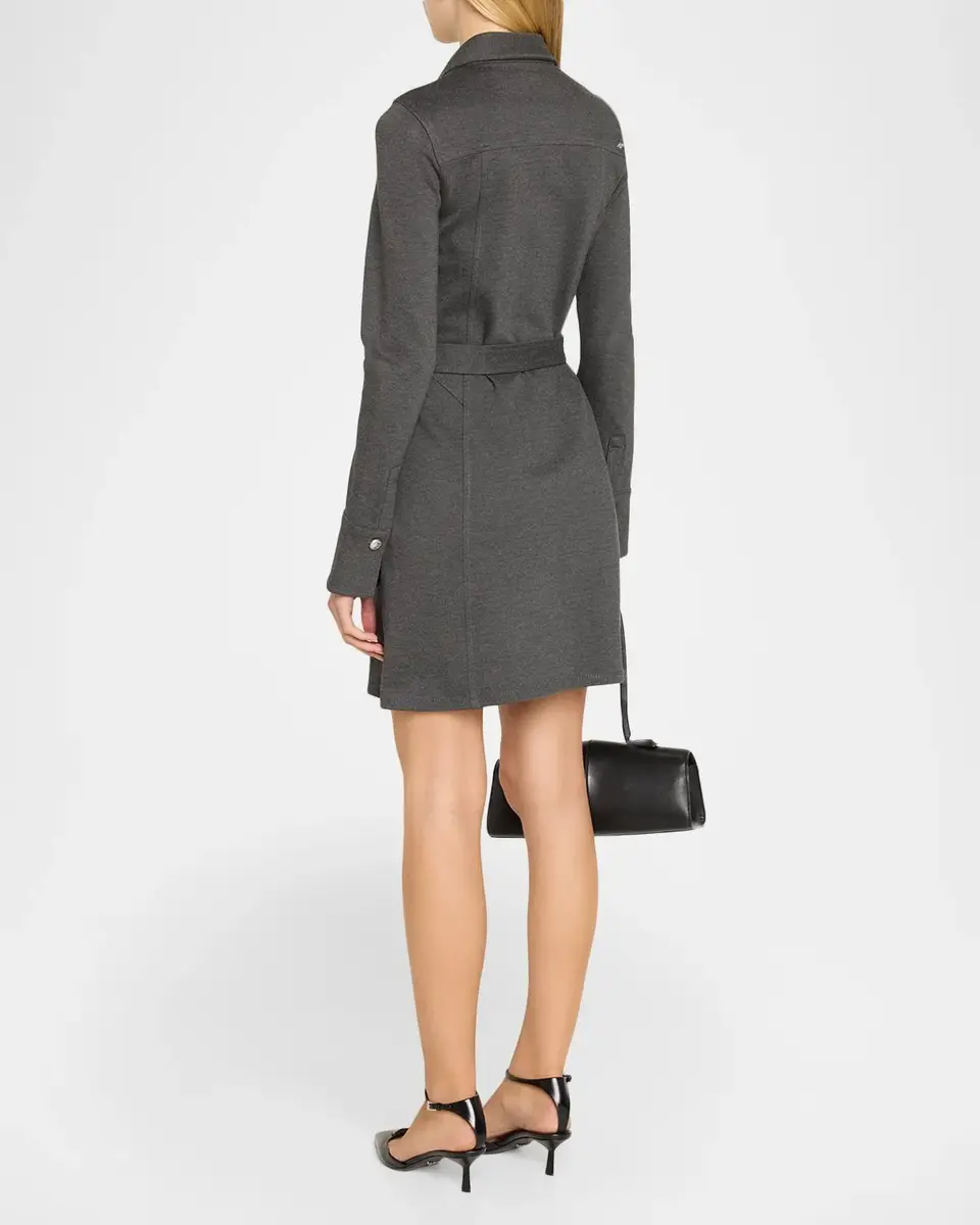 Cinq à Sept Ponte Aliza Mini Shirtdress | Thumbnail 3 Cinq à Sept Ponte Aliza Mini Shirtdress | Thumbnail 3