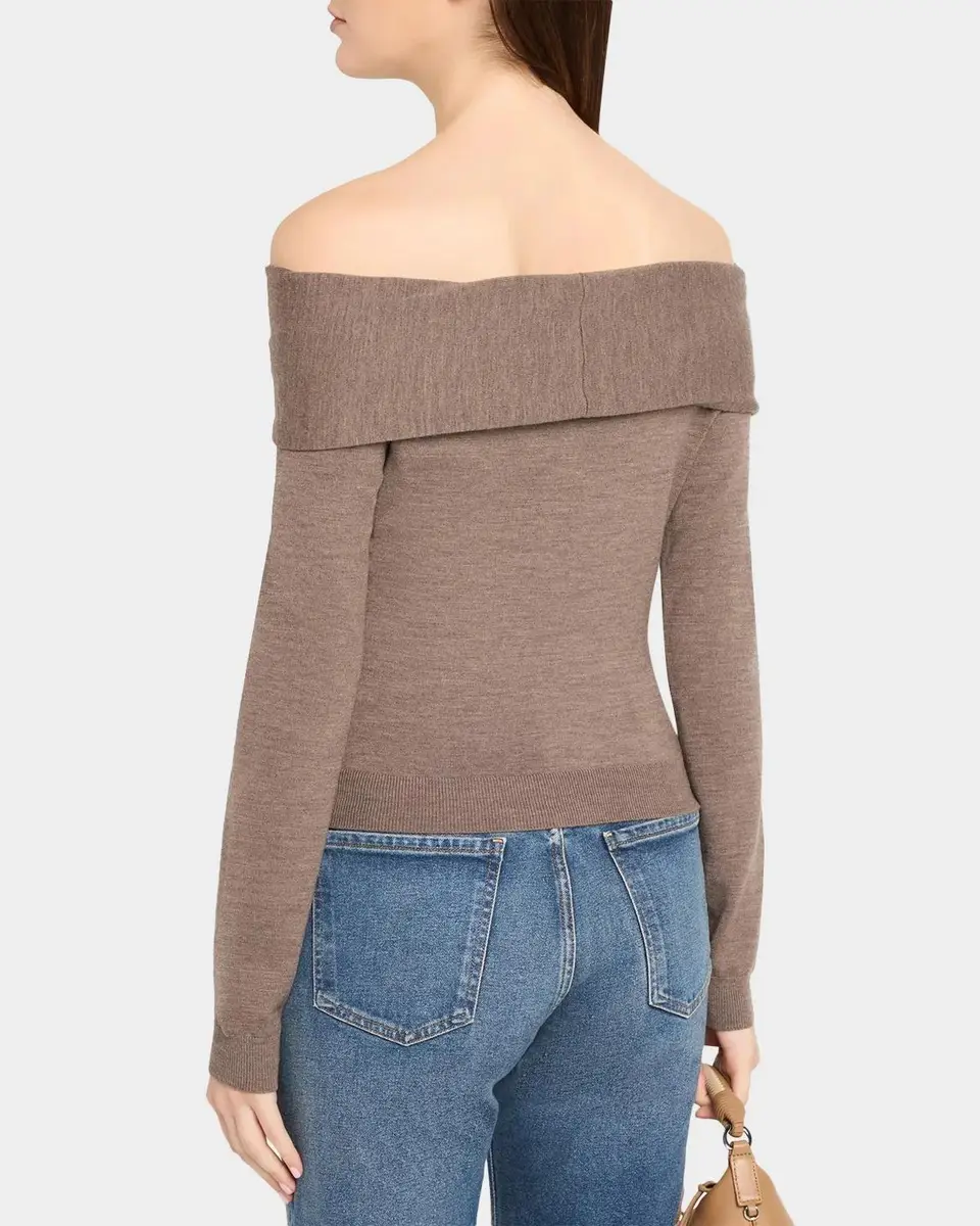 Simkhai Delphia Off-Shoulder Wool Top | Thumbnail 3 Simkhai Delphia Off-Shoulder Wool Top | Thumbnail 3