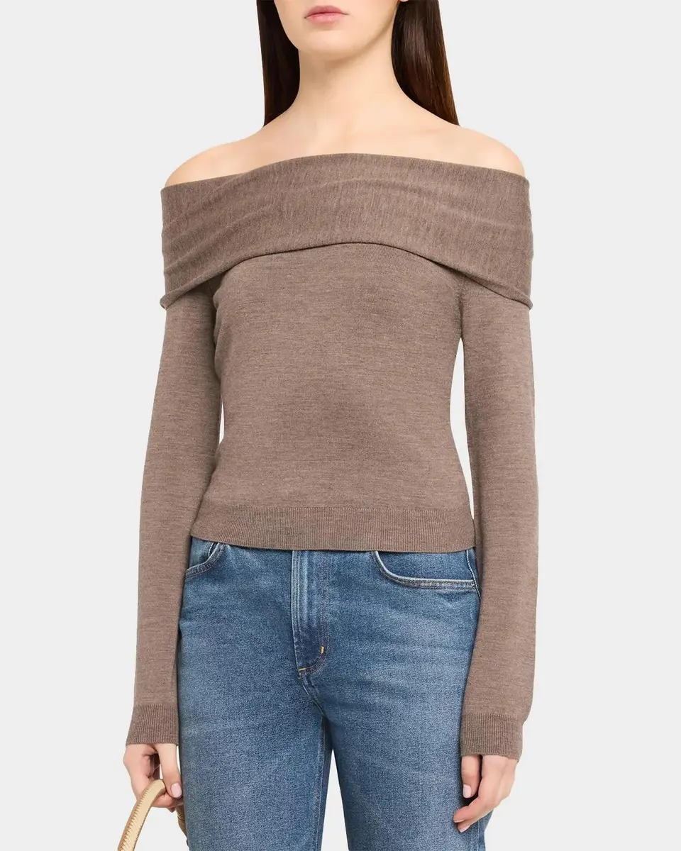 Simkhai Delphia Off-Shoulder Wool Top | Thumbnail 4 Simkhai Delphia Off-Shoulder Wool Top | Thumbnail 4