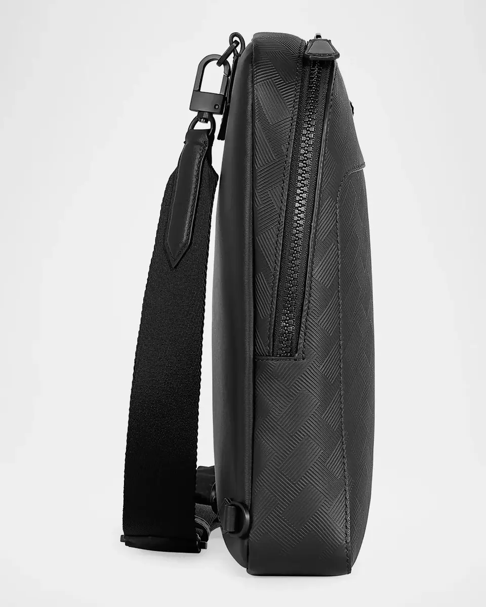 Montblanc Companion Medium Leather Crossbody Bag | Thumbnail 5 Montblanc Companion Medium Leather Crossbody Bag | Thumbnail 5