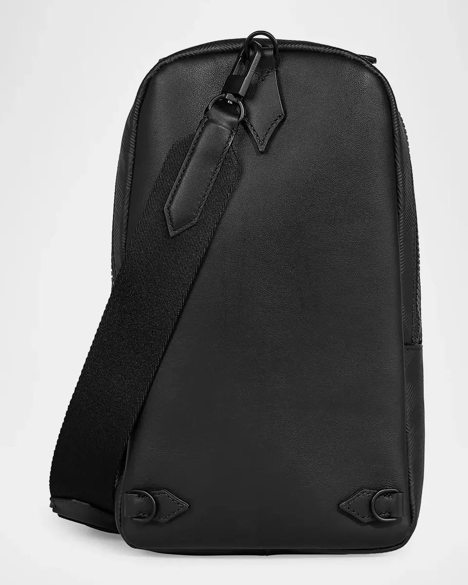 Montblanc Companion Medium Leather Crossbody Bag | Thumbnail 6 Montblanc Companion Medium Leather Crossbody Bag | Thumbnail 6