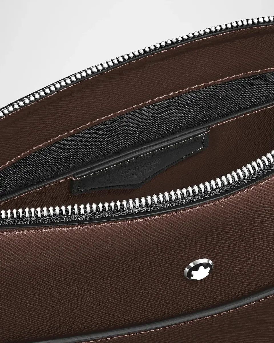 Montblanc Leather Messenger Bag | Thumbnail 4
