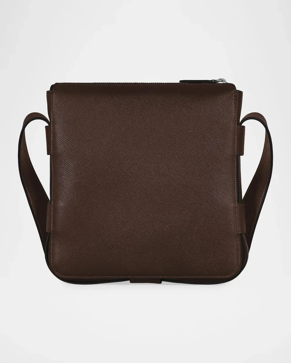 Montblanc Leather Messenger Bag | Thumbnail 6