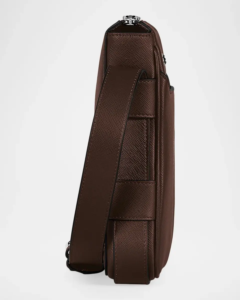 Montblanc Leather Messenger Bag | Thumbnail 8