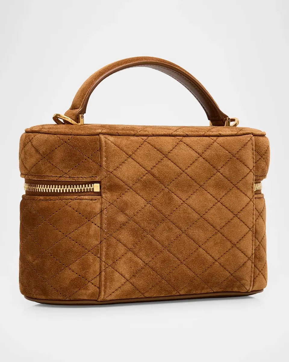 Saint Laurent Gaby Mini Suede Vanity Bag | Thumbnail 3 Saint Laurent Gaby Mini Suede Vanity Bag | Thumbnail 3