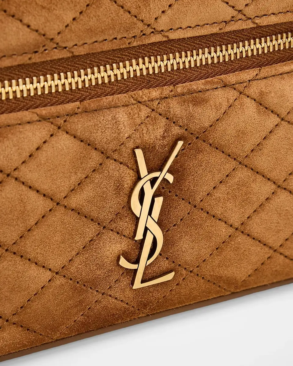 Saint Laurent Gaby Mini Suede Vanity Bag | Thumbnail 6 Saint Laurent Gaby Mini Suede Vanity Bag | Thumbnail 6