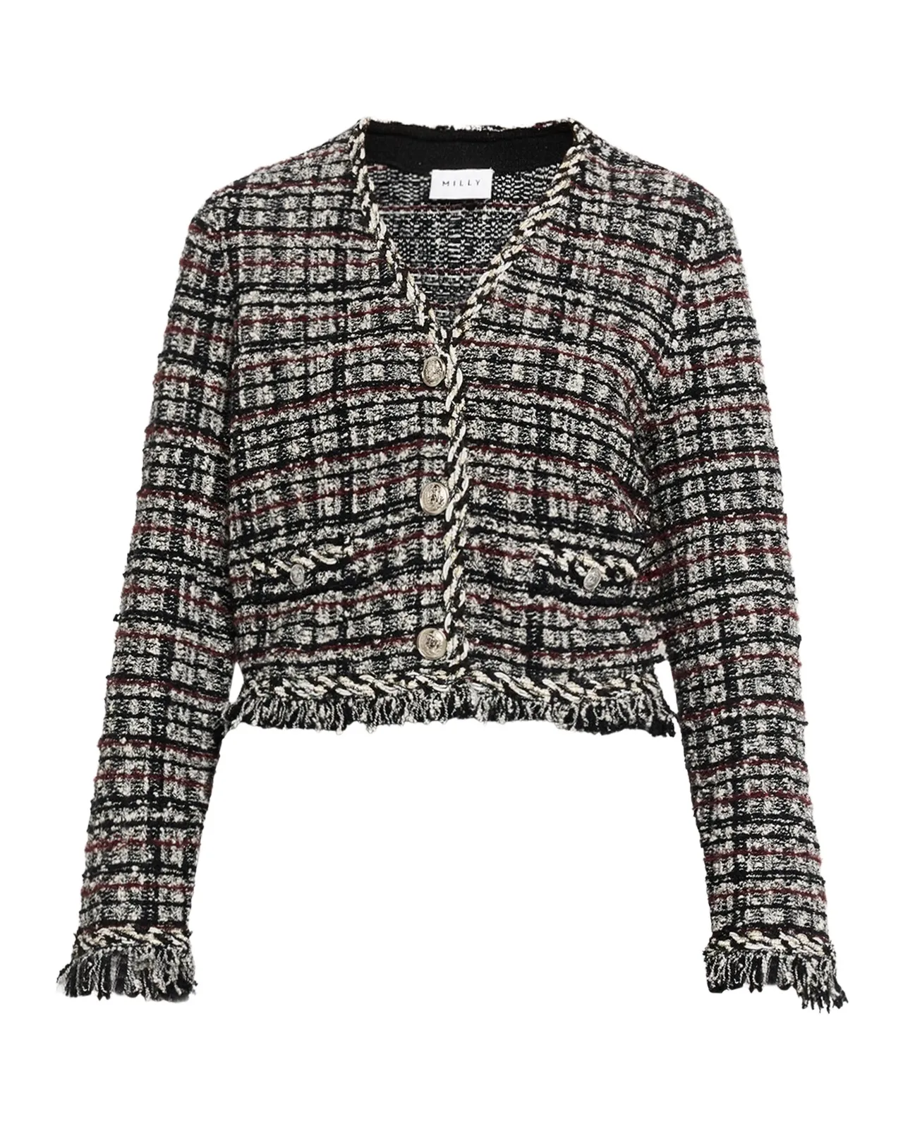 Daphne Fringe Tweed Jacket Daphne Fringe Tweed Jacket