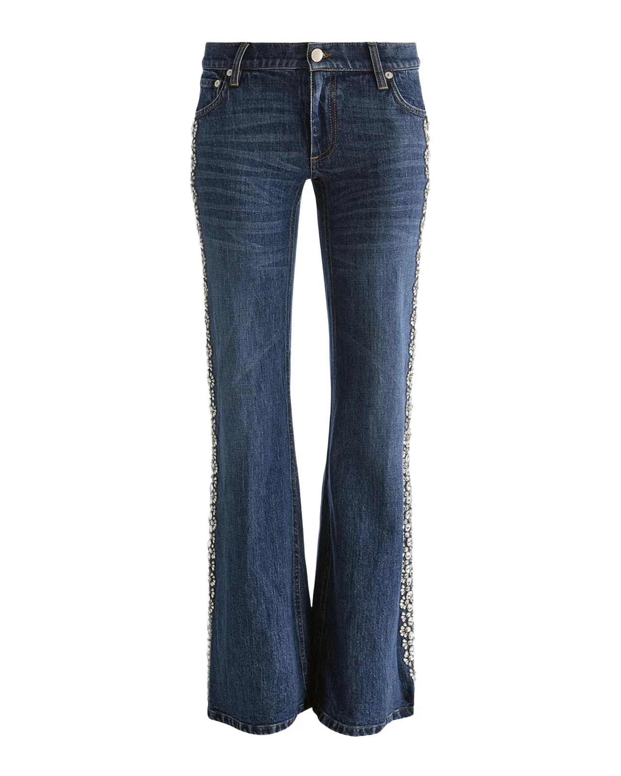 Emryn Ultra Low-Rise Embellished Jeans Emryn Ultra Low-Rise Embellished Jeans