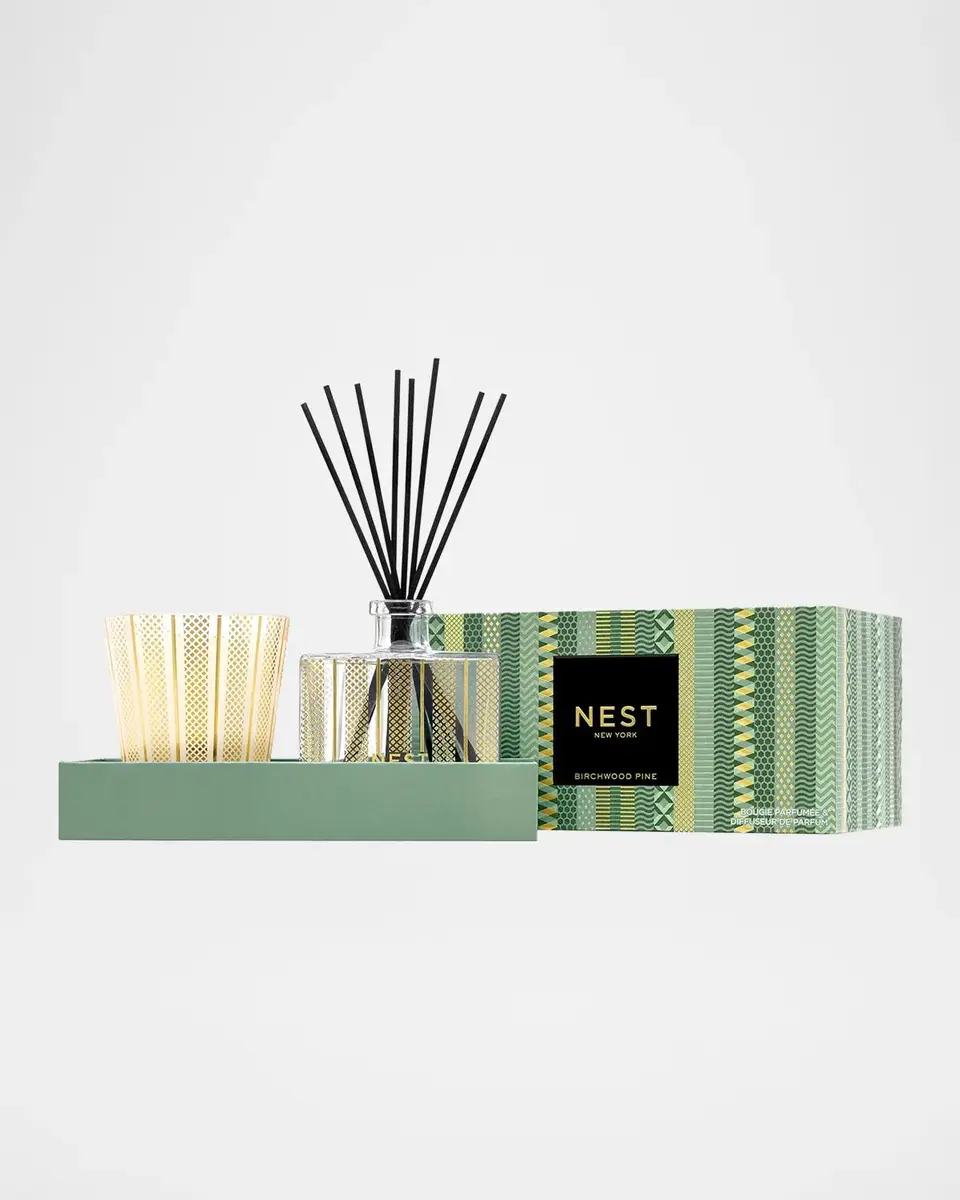 NEST New York Birchwood Pine Scented Candle & Reed Diffuser 2-Piece Gift Set | Thumbnail 2 NEST New York Birchwood Pine Scented Candle & Reed Diffuser 2-Piece Gift Set | Thumbnail 2