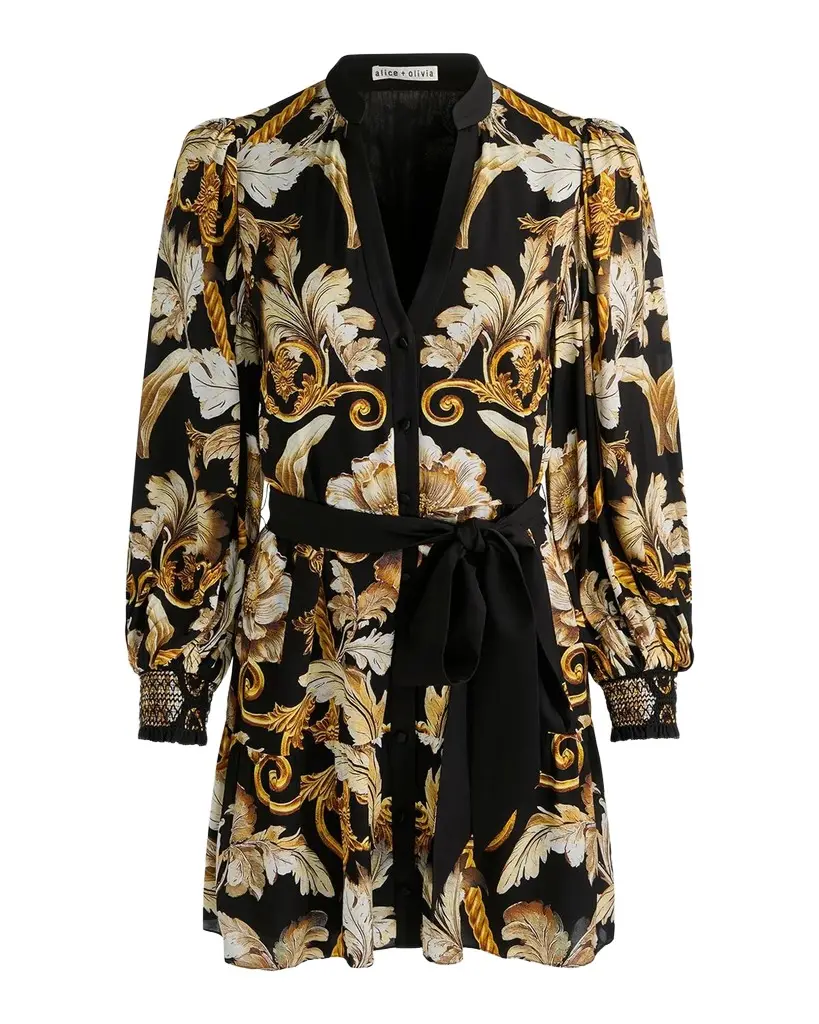 Antonette Tiered Mini Shirtdress Antonette Tiered Mini Shirtdress