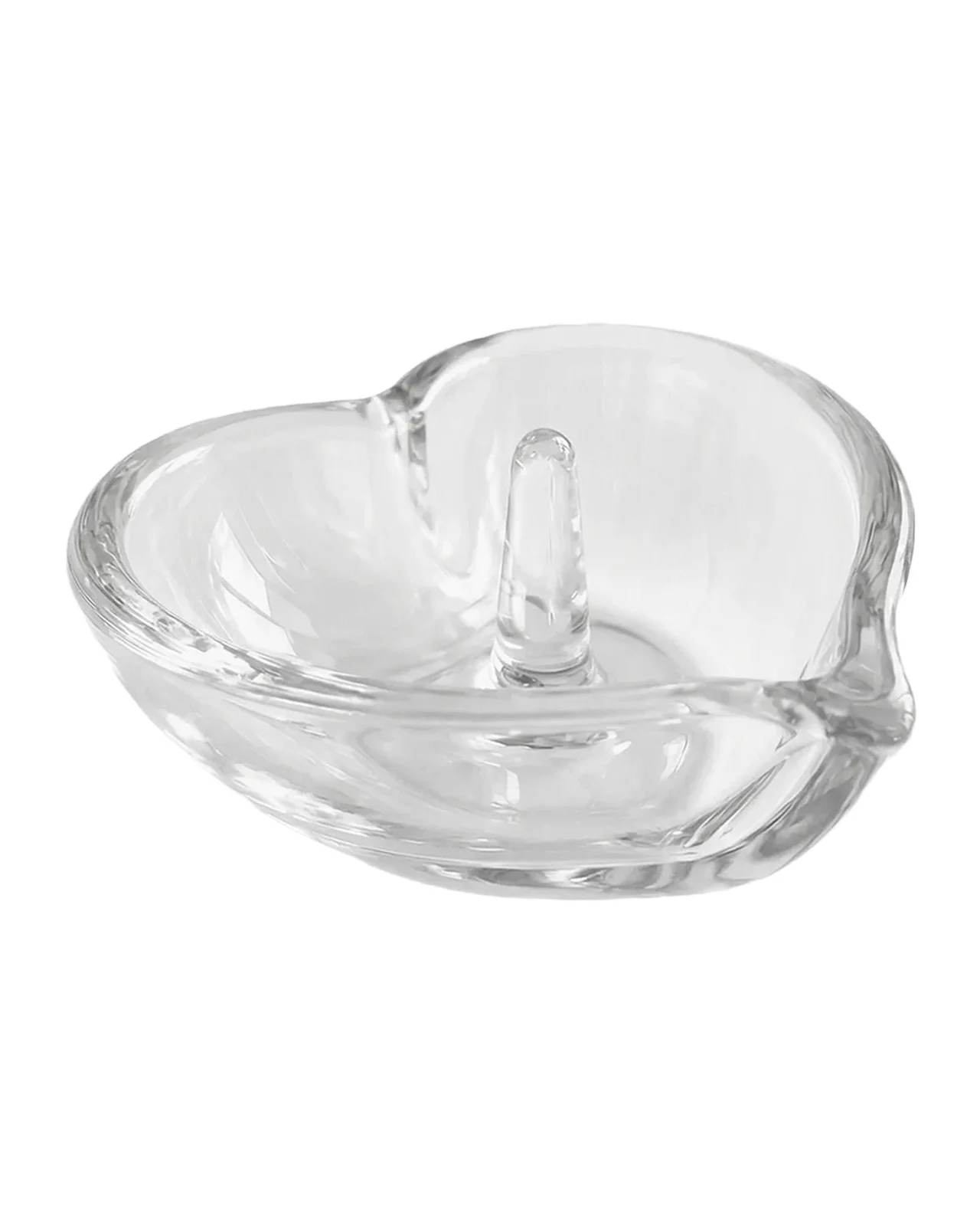 Orrefors Heart Crystal Ring Holder