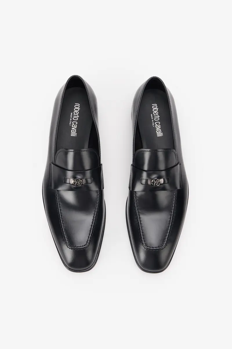 Roberto Cavalli Loafer Shoes Black Metal Detail | Thumbnail 4 Roberto Cavalli Loafer Shoes Black Metal Detail | Thumbnail 4
