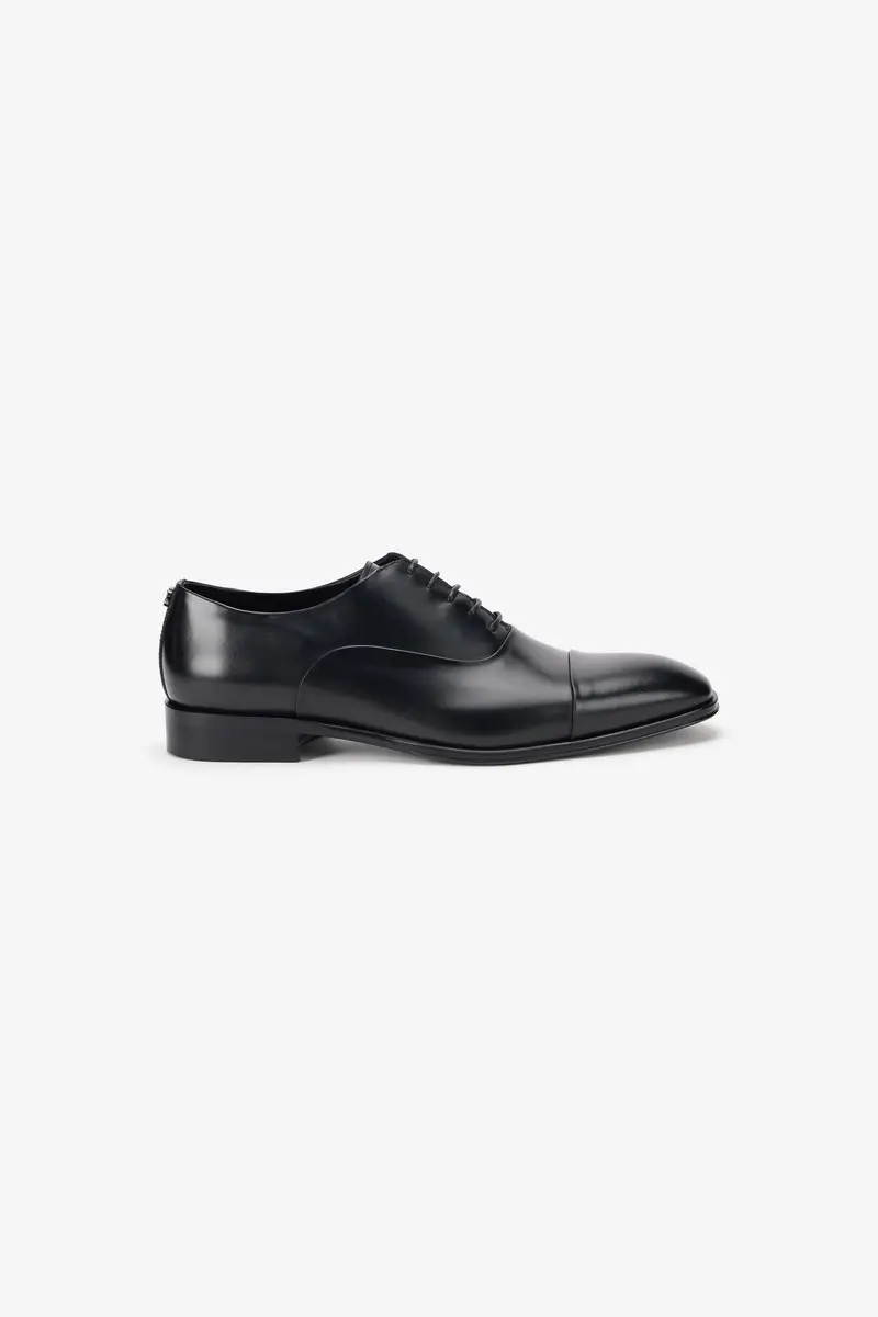 Roberto Cavalli Derby Shoes Black Cap-Toe | Thumbnail 2 Roberto Cavalli Derby Shoes Black Cap-Toe | Thumbnail 2