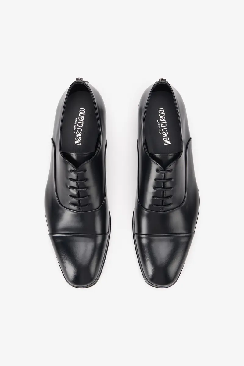 Roberto Cavalli Derby Shoes Black Cap-Toe | Thumbnail 4 Roberto Cavalli Derby Shoes Black Cap-Toe | Thumbnail 4