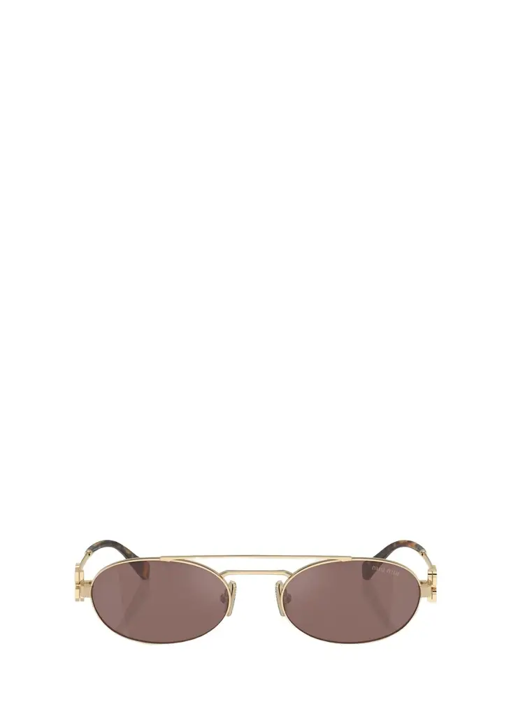 Miu Miu Logo Metal Aviator Sunglasses