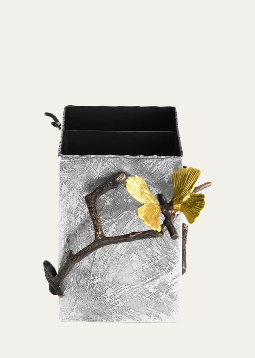 Michael Aram Butterfly Ginkgo Two-Compartment Cutlery Caddy | Thumbnail 3 Michael Aram Butterfly Ginkgo Two-Compartment Cutlery Caddy | Thumbnail 3