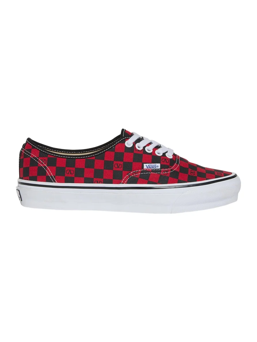 Valentino Garavani x Vans Men's Tess St VLogo Check Canvas Low-Top Sneakers