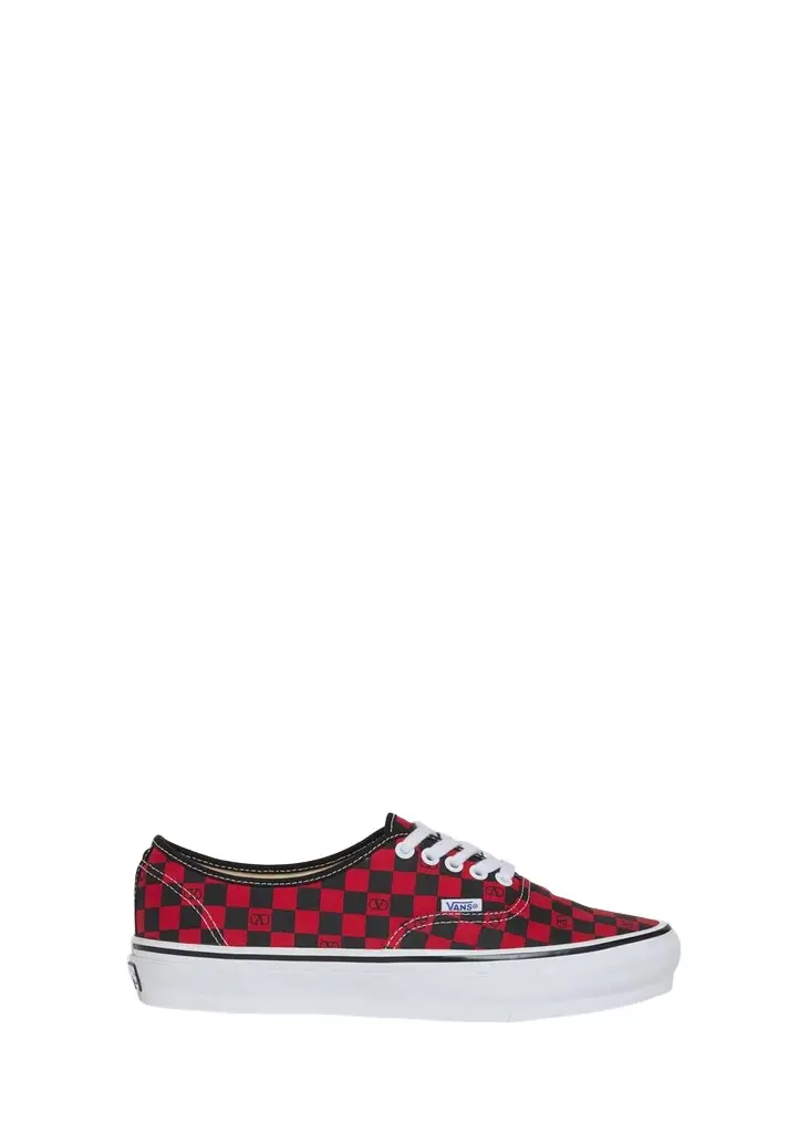Valentino Garavani x Vans Men's Tess St VLogo Check Canvas Low-Top Sneakers