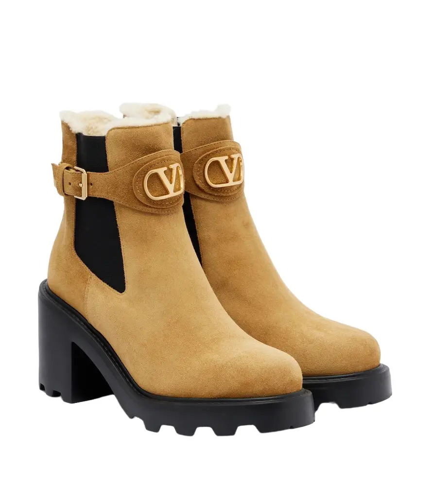 Beatle VLogo suede ankle boots Beatle VLogo suede ankle boots