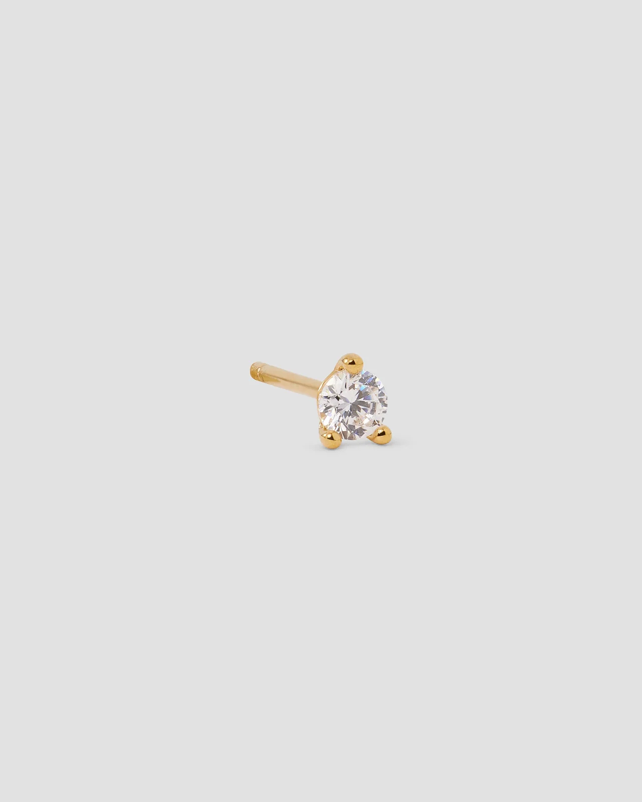 Jennifer Fisher Floating Diamond Solitaire Stud 18K Yellow Gold Jennifer Fisher Floating Diamond Solitaire Stud 18K Yellow Gold