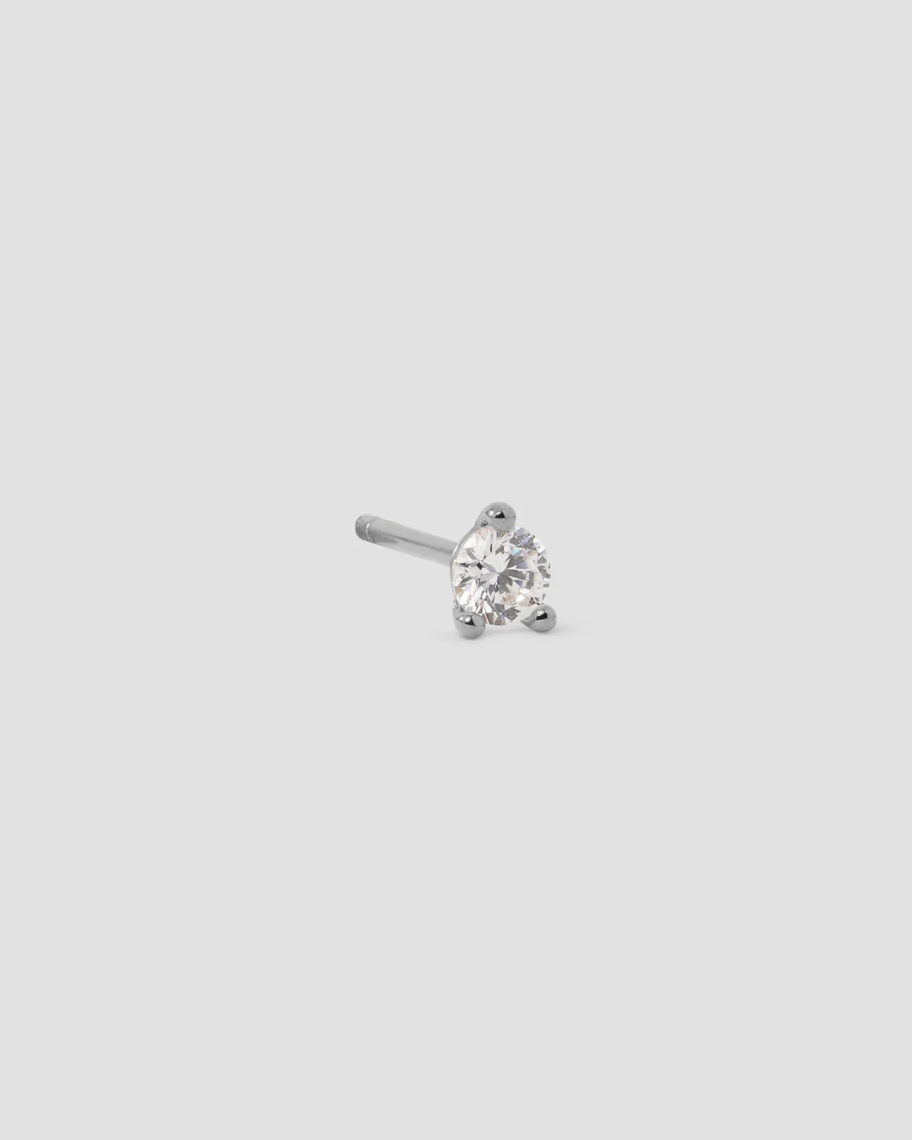 Jennifer Fisher Floating Diamond Solitaire Stud 18K White Gold Jennifer Fisher Floating Diamond Solitaire Stud 18K White Gold