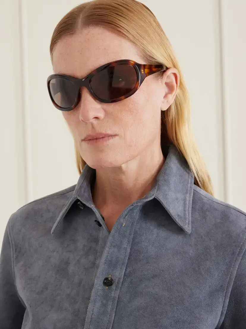 Oliver Peoples + Khaite 1967c Round-frame Acetate Sunglasses | Thumbnail 2 Oliver Peoples + Khaite 1967c Round-frame Acetate Sunglasses | Thumbnail 2