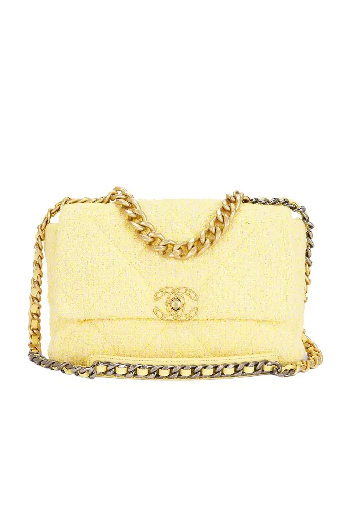 Chanel Chanel Tweed Large 19 Flap Bag