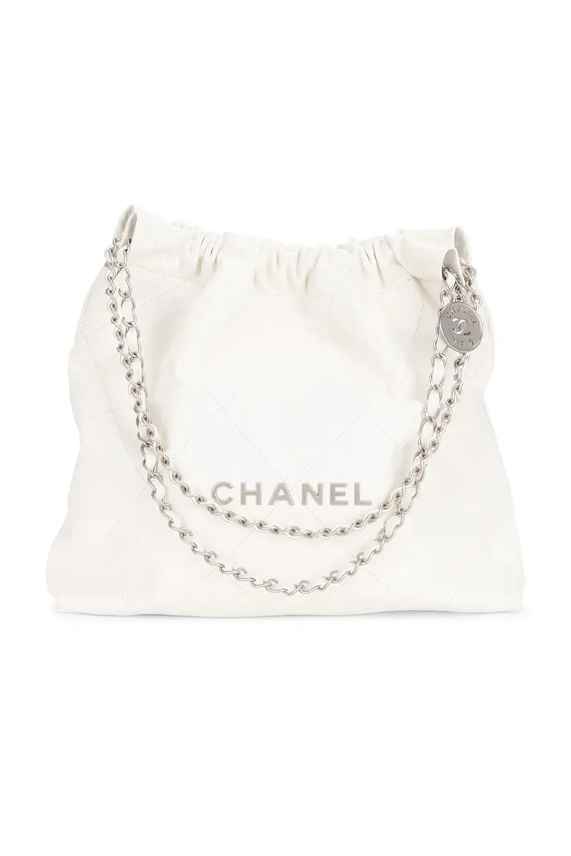 Chanel Calfskin Medium 22 Hobo Bag